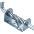 thumbnail image 2 of 2 Pcs Door Bolt, Shed Door Lock, Galvanized, Bolt: 10 x 128mm, Rubber Grip Weatherproof With Hanging Door Bolt Sliding Doors Gates, 2 of 5