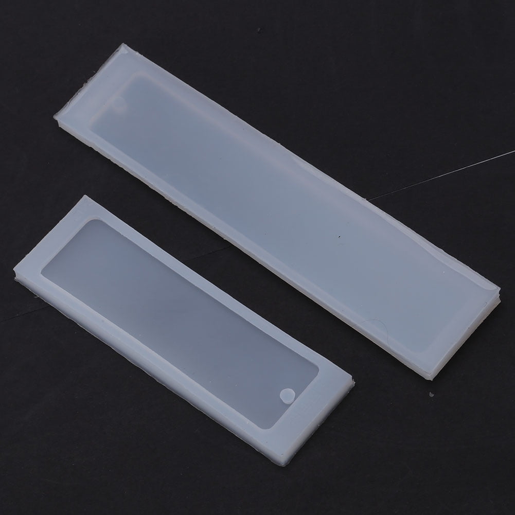 Bookmark Mould Rectangle Jewelry DIY Making Silicone Epoxy 2pcs Mold Resin Craft 