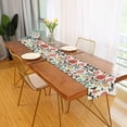 thumbnail image 2 of Yayeee Table Runner 70 inches Long Home Kitchen Dinning Party Decoration, Beige Red Floral, 2 of 7