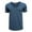 Blue, variant on Ndbuld Men's T-Shirts Men Henley Shirts Casual Stylish Basic Short Sleeve Fashion T-Shirt Men's Solid Color Beach Gym Pocket Short Sleeve Round-Neck Blouses Shirts Evergreen White XL