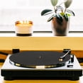 thumbnail image 1 of unbranded 2Pcs Felt Vinyl Record Mat with Noise Reduction and Anti Sliding Features Black, 1 of 7