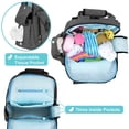 thumbnail image 3 of Diaper Bag Backpack Large Multifunctional Travel with Changing Pad Nappy Bag, 3 of 8