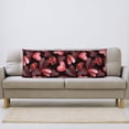 thumbnail image 5 of Naloa Ladybugs and Red Hearts Body Pillow Cover, Pillowcases with Hidden Zipper Breathable Long Pillow Case (Pillows are not included,20x54 inch), 5 of 7