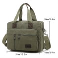 thumbnail image 1 of EIMELI Sac à Main pour Hommes Mallette en Toile Sac Messager Classique Multiples Poches, 1 of 7