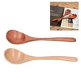 thumbnail image 1 of Spptty Wooden Spoon,Wooden Soup Spoon Japanese Style Large Handle Spoon For Rice Kitchen Restaurant 2pcs,Wooden Rice Spoon, 1 of 8