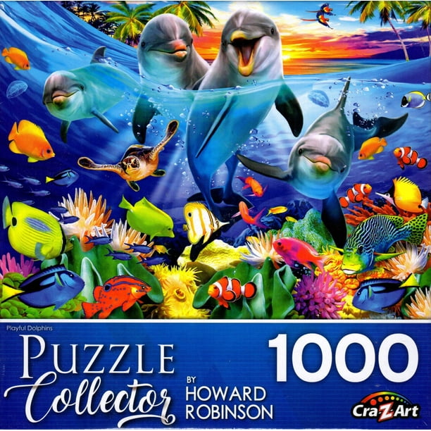 CraZArt Puzzle Collector Art 1000 Piece Jigsaw Puzzle Playful