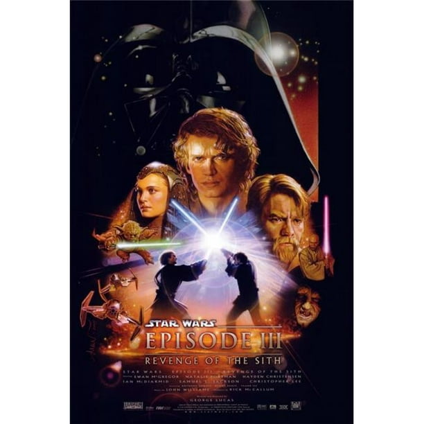 Pop Culture Graphics MOVIF3468 Star Wars - Épisode III - Vengeance de la Sith Affiche de Film Print&44; 27 x 40