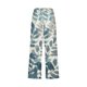 thumbnail image 3 of Pantalones Casuales de Mujer de Impresión Floral Cintura Elástica Suelta, Pantalones de Pierna Ancha Recta con Bolsillos, 3 of 6
