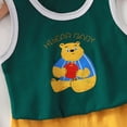 thumbnail image 4 of mgoYE Toddler Boy Clothes 18-24 Months Toddler Boys 2 PCS Tank Top and Shorts Set Cotton Sleeveless Shirts and Shorts Summer Outfits|Green 5-6 Years, 4 of 5