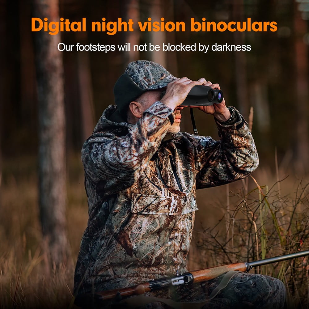 GTMEDIA N4 Night Vision Binoculars,1.54-Inch HD 1920*1080 30FPS Screen, 7 Adjustable IR Levels, 300m Clear Night Viewing Rang for Hunting Camping Wildlife Observation Security Patrol
