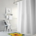 thumbnail image 2 of Yellow Hibiscus by Malenda Trick Machine Washable Memory Foam Mat, 2 of 4