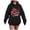Black, variant on She Is A Fighter Letter Print Graphic Hooded Sweat Shirts for Womens Oversize Pullover Tops Cute Fall Clothes
