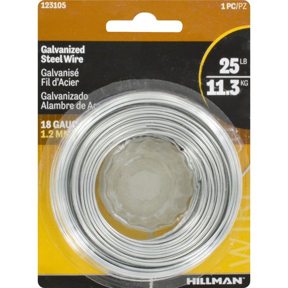 Hillman Anchor Wire 110 Ft. 18 Ga. Galvanized Steel General Purpose Wire 123105