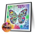 thumbnail image 2 of Cuadros Decorativos 5D bricolaje completo taladro diamante pintura mariposa bordado mosaico Kit dormitorio decoración Likrtyny embutido en tela, 2 of 8