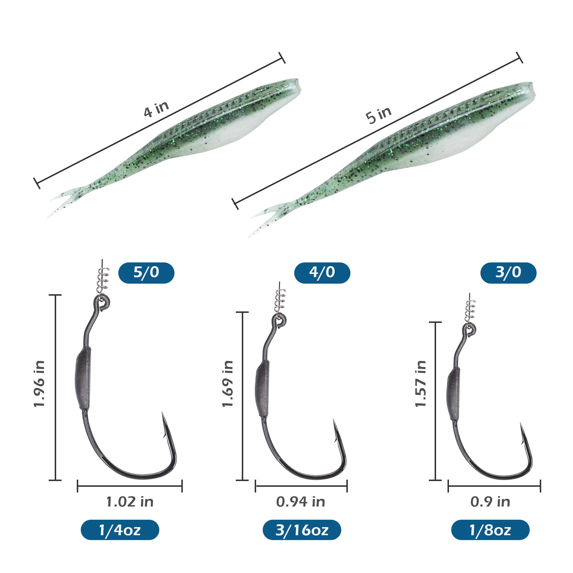 Fishing Baits Paddle Tail Swimbaits  5pcs/15pcs/25pcs/30pcs/40pcs Soft Plastic Lures Jerkbait For Bass