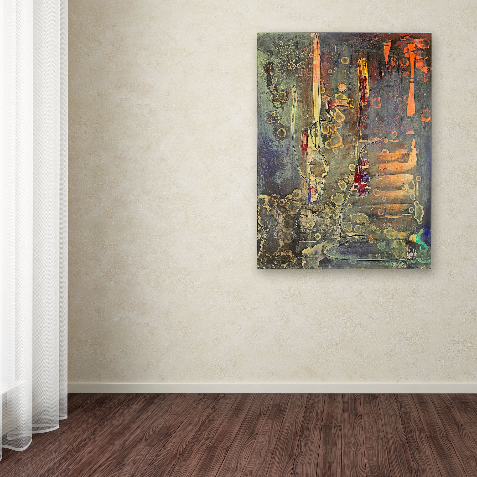 Trademark Fine Art "Into The Dark" Canvas Art by Pat Saunders-White