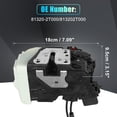 thumbnail image 4 of Motor de actuador de bloqueo de puerta eléctrica del lado derecho delantero con cable para Kia Optima 2.0L 2.4L 11-12 No.813202T000, 4 of 7