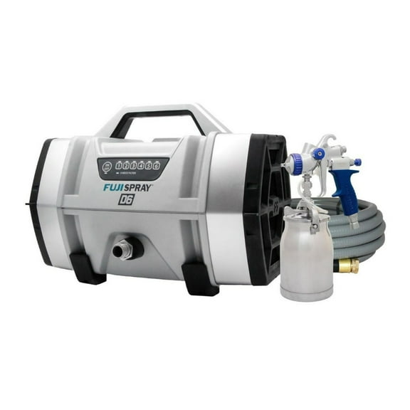 Fuji Spray D6 6-Stage HVLP Turbine Sprayer with T70 HVLP Spray System, 6-Stage Motor, and Rugged Construction (Gray)