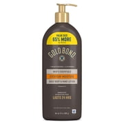 Gold Bond Men's Essentials Everyday Moisture Daily Body & Hand Lotion With Vitamin C, Hydrating Lotion Formulated for Men's Dry Skin, Value Size, 24 oz.