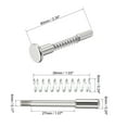 thumbnail image 2 of Plunger Latches Spring Loaded Stainless Steel 6mm Head 6mm Spring 60mm Total Length , 4pcs, 2 of 3