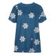 thumbnail image 3 of Blusa suelta de manga corta con cuello redondo y estampado a la moda para mujer Pompotops hfajkhk129718, 3 of 4