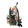 thumbnail image 4 of FORMRS School Backpack with Front Zippered Pocket 12" Student Travel Daypack, Colorful Flowers Pattern, 4 of 6