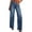 Blue, variant on Mlzmgr Jean Pants for Women Ripped High Waist Straight Leg Classic Streetwear Denim Pants Fall Fashion