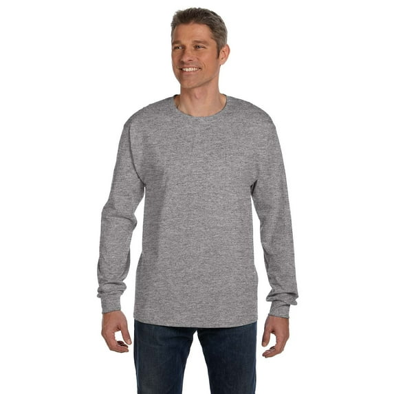 Hanes Men's Tagless T-Shirt – 100% Cotton, ComfortSoft, 5XL White (Style #5250T)