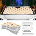 thumbnail image 5 of Bingfone Dachshund Car Windshield Sun Shade Protector Keep Your Vehicle Cool Sun Shield Visor Cover Foldable for Car Truck SUV-Small, 5 of 8