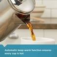 thumbnail image 2 of Stainless Steel Coffee Percolator with Automatic  Warm, No-Drip Spout, 8 Cup, 2 of 8