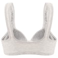 thumbnail image 3 of Brasier Bralette Triangular de Satén Francés, Cómodo Cierre En La Espalda, sin Costuras, con Aros, Ligero y Transpirable. Mediana, 3 of 6