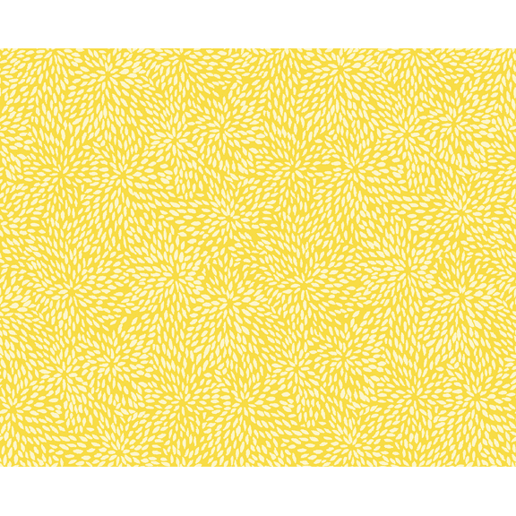 Waverly Inspirations Cotton 18" x 21" Burst Yellow Color Precut Fat, 1 Piece