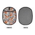 thumbnail image 2 of Naloa Vintage Blue Fox Family A Silicone Pot Holders, Oven Mitts Heat Resistant Hot Pads, Non Slip Pot Holder for Kitchen Baking and Cooking 9.4 x 7.5 Inches, 2 of 7