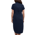 thumbnail image 2 of Teddi Rose Women's Tencel Shirt Dress | Navy, Small, 2 of 2