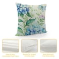 thumbnail image 4 of PHYHOO Pillow Covers  Blue Hydrangea Flowers It is So Good to Be Home Spring Pillows Decorative Throw Pillows Floral Pillowcase Summer Decorations Farmhouse Decor for Sofa, 4 of 5
