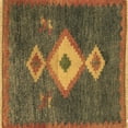 thumbnail image 1 of Ahgly Company Indoor Square Southwestern Brown Country Area Rugs, 3' Square, 1 of 4