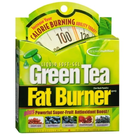 APPLIED NUTRITION thé vert brûleur de graisse liquide mous Gels 30 Gels mous (pack de 3)