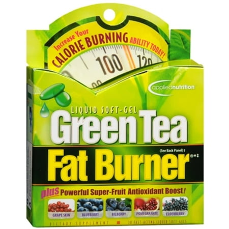 2 Pack - Applied Nutrition Green Tea Fat Burner Liquid Soft-Gels 30 Soft