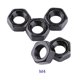 thumbnail image 1 of Zinc Plated Carbon Steel Class 8.8 Metric Thread Hex Hexagonal Nuts (M4), 1 of 4