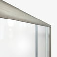 thumbnail image 3 of DreamLine Visions 34 in. D x 60 in. W x 78 3/4 in. H Sliding Shower Door Base and White Wall Kit in Brushed Nickel, 3 of 11