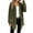Women Sweatshirt-A96 Army Green, variant on Mifsaly Long Zip up Hoodie Women Ribbed Long Sleeve Drawstring Hooded Sweatshirt Lightweight Loose Fall Outerwear 2025 Slouchy Outfits