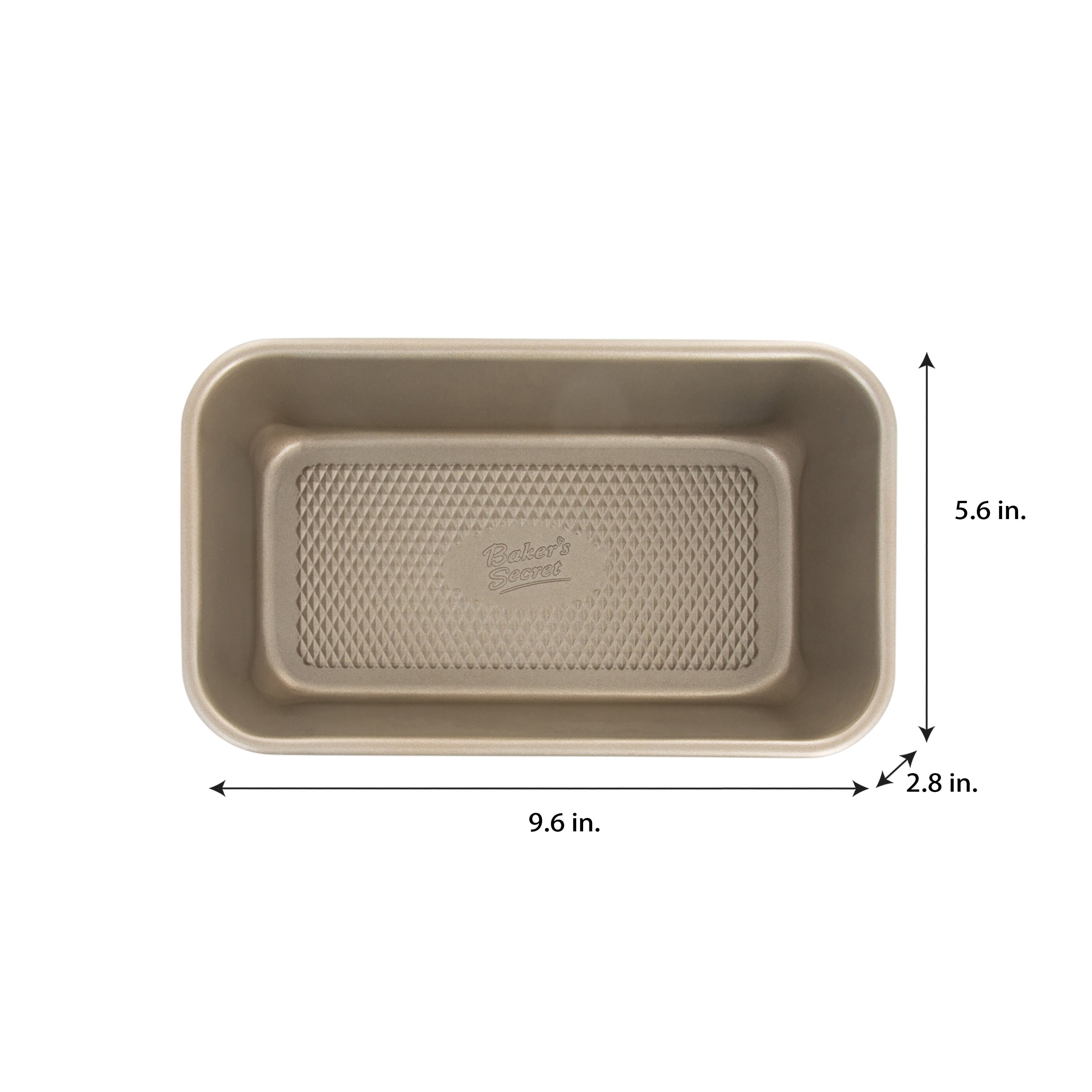 Kitchen Details Pro Series Loaf Pan with Diamond Base, Hand Wash