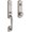 Satin Nickel, variant on Baldwin EENEWxTRATAE003 New Hampshire One Piece Single Cylinder Keyed Entry Handleset -