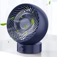 thumbnail image 1 of Tischventilator, USB Ventilator Mini Ventilator Klein Leise Stufenlose Geschwindigkeit 20 ° Einstellen, USB Desk Fan Geräuscharm, USB Fan Einfach zu Tragen,für Büro, Zuhause, 1 of 6