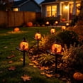thumbnail image 5 of Tarmeek Halloween Solar Garden Lights Skull Pumpkin Stake Lights Solar Ground Stake Yard Decor Waterproof Pathway Lights for Patio Lawn Garden Light Auto On at Dusk Easy Install No Wiring, 5 of 6