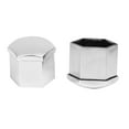 thumbnail image 6 of 20pcs 19mm Silver Tone Plastic Car Wheel Nut Lug Hub Screw Rim Bolt Covers Dust Protection Cap, 6 of 6