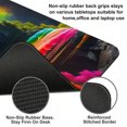 thumbnail image 3 of Large Extended Mouse Pad 35.4 x 15.7 Inch, Rainbow Waterfalls Gaming Desk Mat with Non-Slip Rubber Base, Stitched Edges, 3 of 7