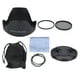 thumbnail image 1 of Kit de Filtros de Lentes UV CPL ANGGREK Tapa de Lente Capucha de Lente de Flores, 1 of 8