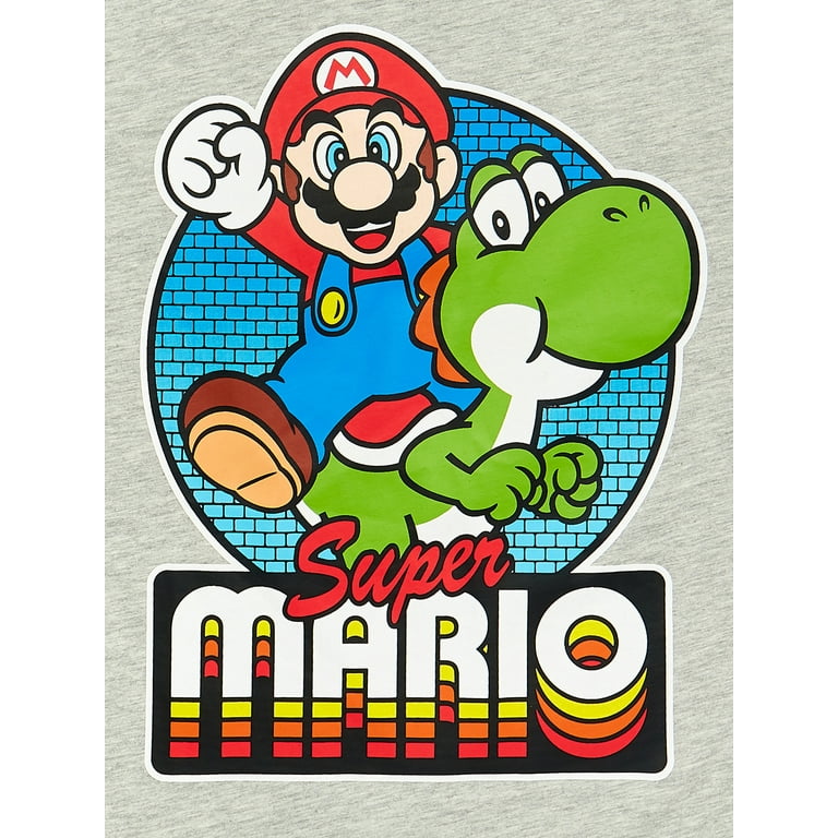 Nintendo Super Mario Get Over It Junior's Tee Short Sleeve Slim Fit Shirt
