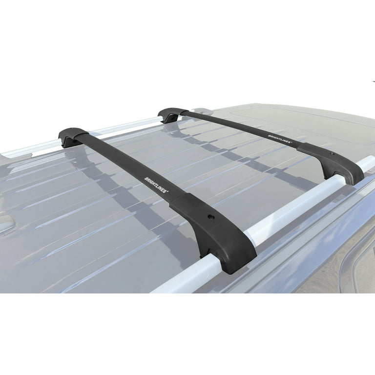 BrightLines Roof Rack Luggage Crossbars Compatible with Volvo XC90 Momentum  2016-2024 (Do not fit Flush roof Side Rails)